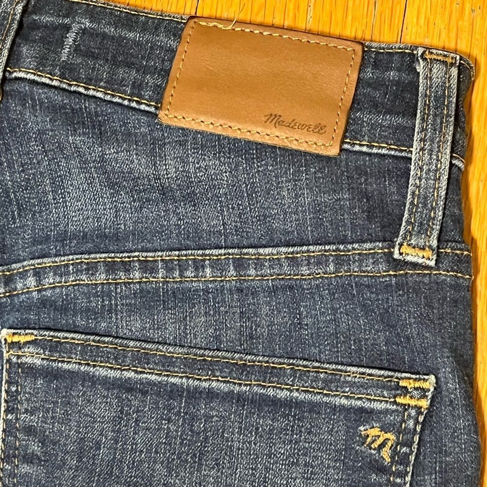 Madewell Curvy High Rise Skinny Jeans Size 28 Dark Wash - Picture 7 of 8